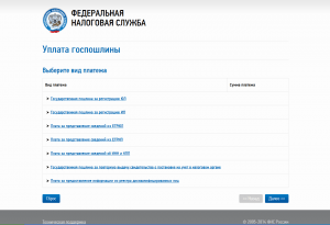 Фото: Уплата госпошлины на сайте nalog.ru