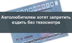 Фото: Российским автомобилистам могут запретить ездить без техосмотра